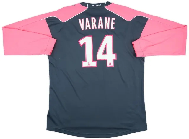 Reebok 2010-11 Lens Away L/S Shirt Varane #14 - 9/10 - (XXL)