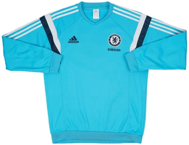2014-15 Chelsea adidas Sweat Top - 7/10 - (L)