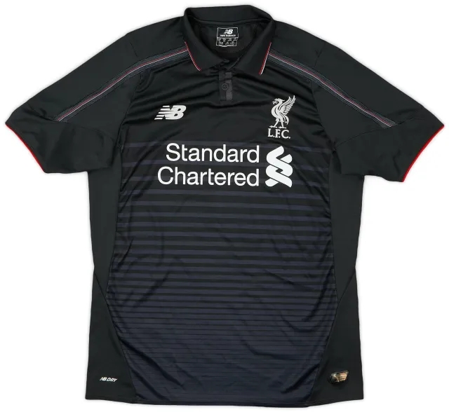 NewBalance 2015-16 Liverpool Third Shirt - 9/10 - (XL.Boys)