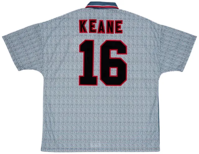 Umbro 1995-96 Manchester United Away Shirt Keane #16 (XXL)