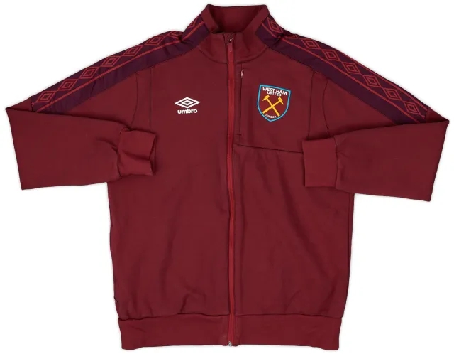 2021-22 West Ham Umbro Track Jacket - 8/10 - (L)
