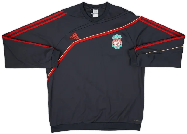 2009-10 Liverpool adidas Sweat Top - 7/10 - (L)
