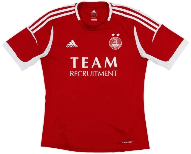 adidas 2011-12 Aberdeen Home Shirt - 6/10 - (M)