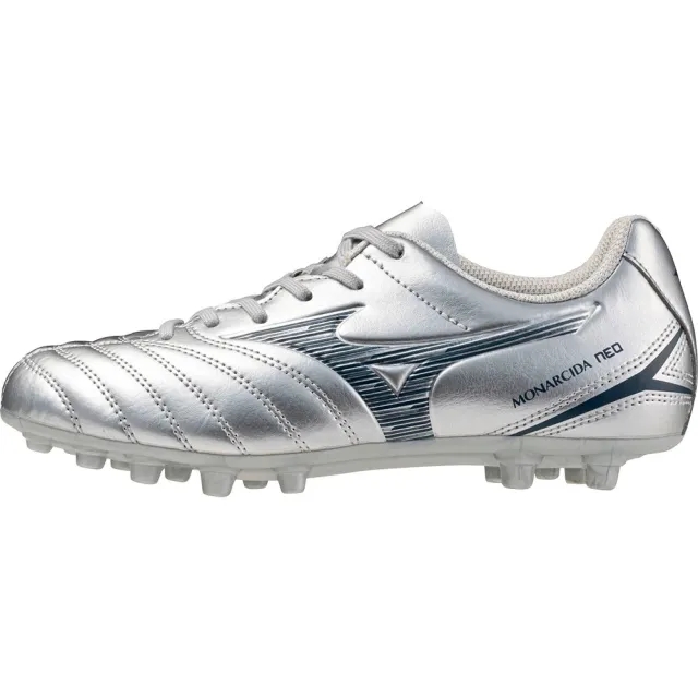 Mizuno Monarcida Neo Lll Select Ag Platinum Silver - Galaxy Silver/Cool Gray Kids - ['Silver']