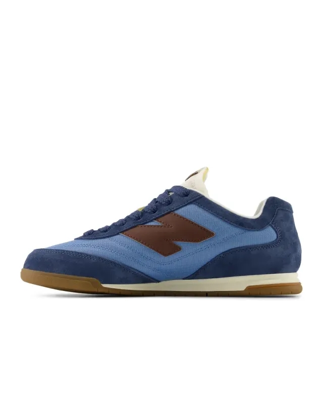 New Balance Unisex RC42 in Blue/Brown/White Suede/Mesh
