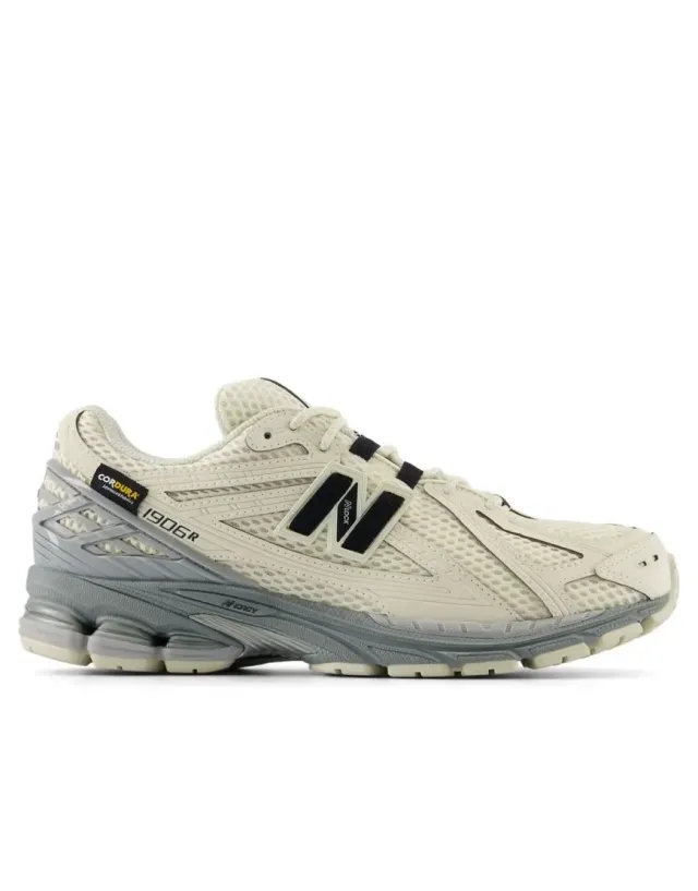 New Balance Men's 1906R in Beige/Black/Grey Suede/Mesh