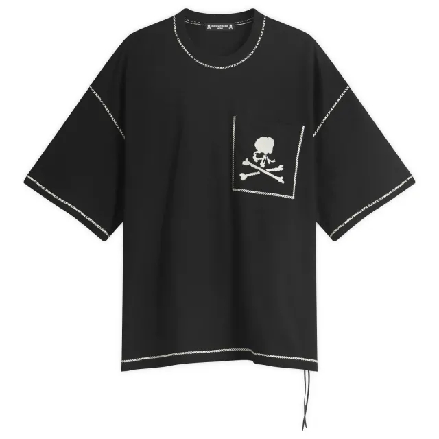 mastermind JAPAN Men's Cross-Stitch T-Shirt Black