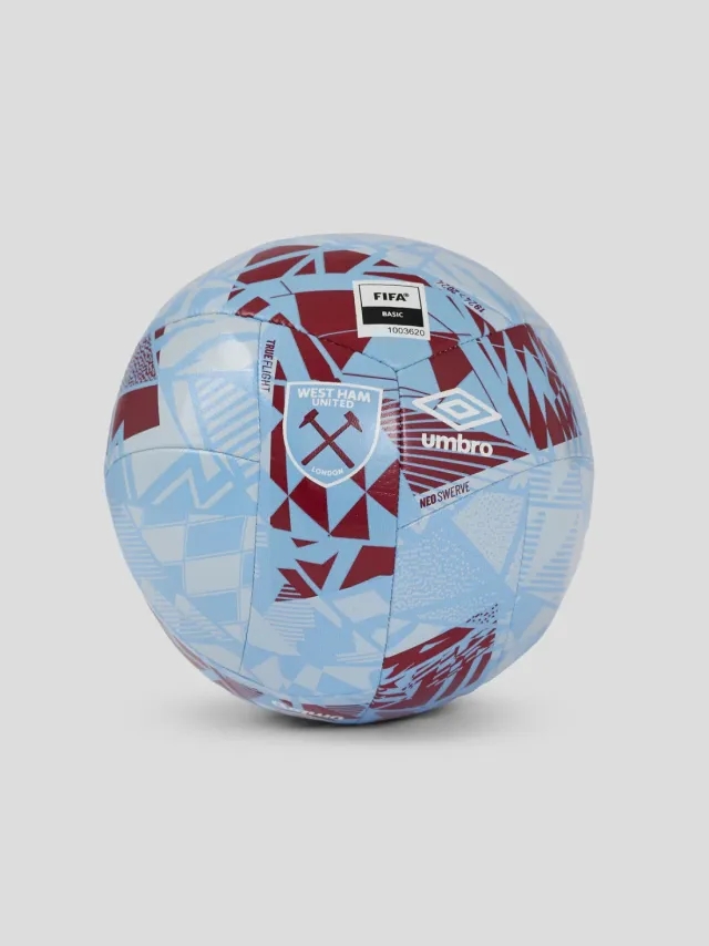Castore West Ham United Neo Swerve Size 5 Ball - Blue
