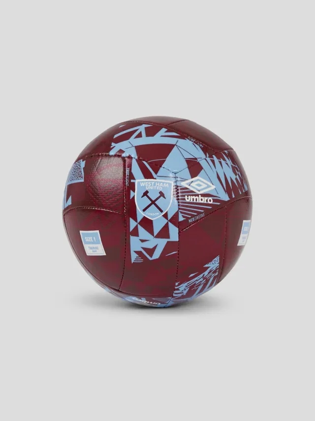 Castore West Ham United Neo Swerve Mini Size 1 Ball - White