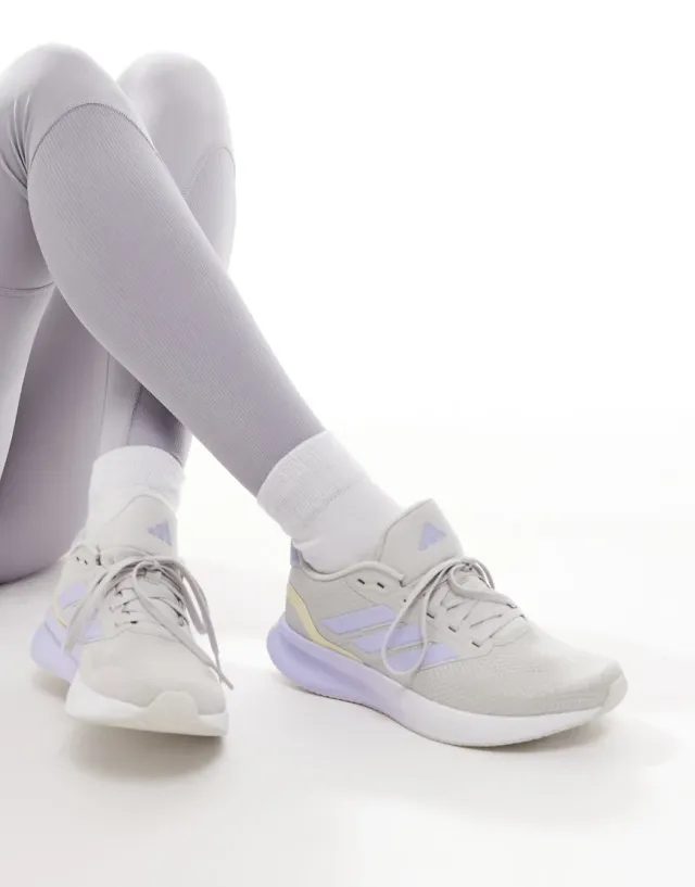 Adidas Running Questar 3 Trainers In Lilac And Vanilla-Purple