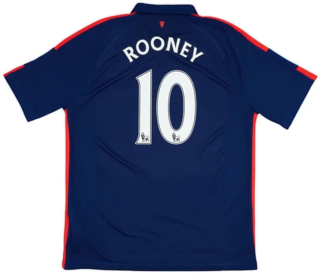 Nike 2014-15 Manchester United Third Shirt Rooney #10 - 5/10 - (XL)