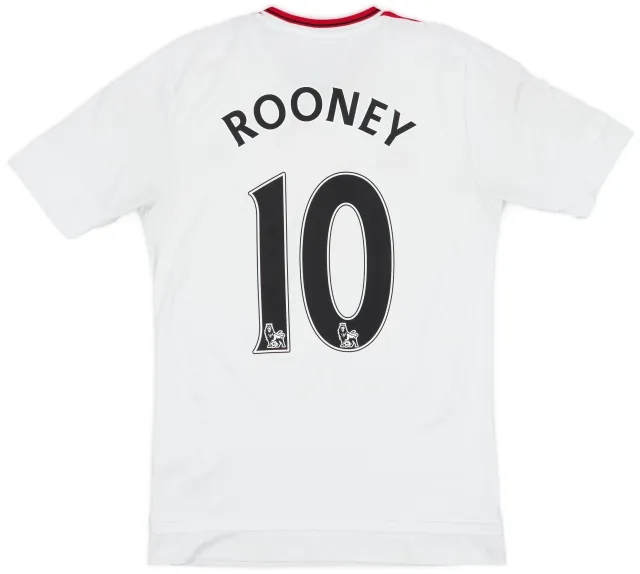 adidas 2015-16 Manchester United Away Shirt Rooney #10 - 5/10 - (XS)