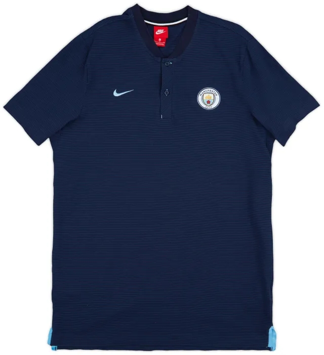 2017-18 Manchester City Puma Polo Shirt - 8/10 - (XL)
