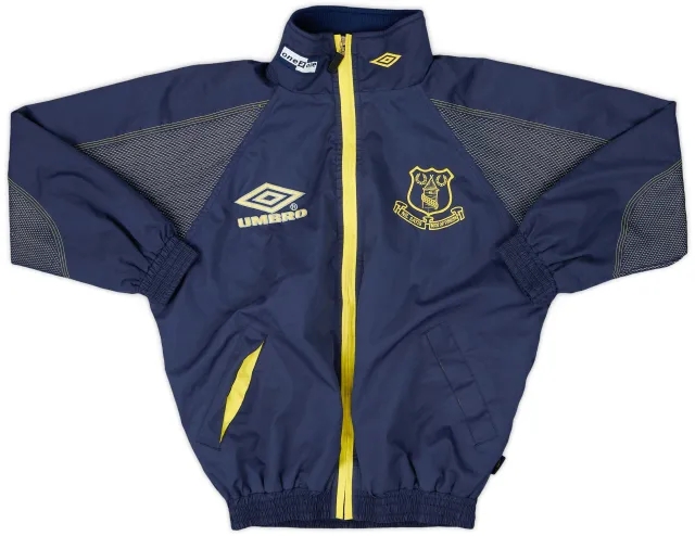 1998-99 Everton Umbro Track Jacket - 9/10 - (S.Boys)