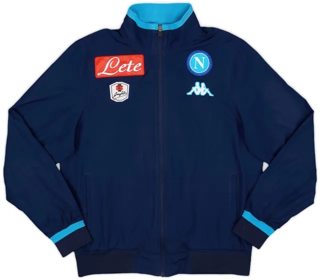 2015-16 Napoli Kappa Track Jacket - 8/10 - (M)