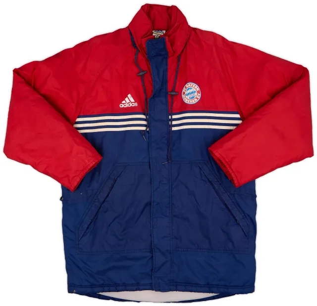 1999-01 Bayern Munich adidas Padded Bench Coat - 6/10 - (L)
