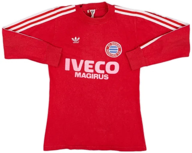 adidas 1982-83 Bayern Munich Home L/S Shirt - 6/10 - (S)