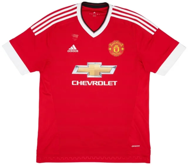 adidas 2015-16 Manchester United Home Shirt Rooney #10 - 5/10 - (L)