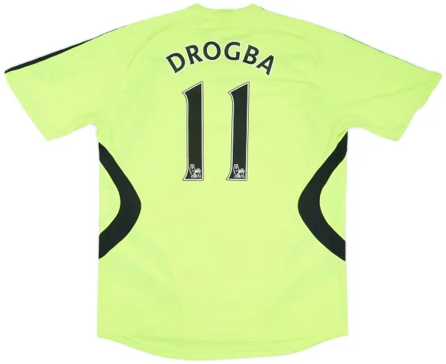 adidas 2007-08 Chelsea Away Shirt Drogba #11 - 5/10 - (L)
