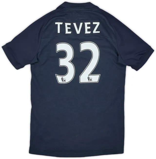 Umbro 2010-12 Manchester City Away Shirt Tevez #32 - 6/10 - (M.Boys)
