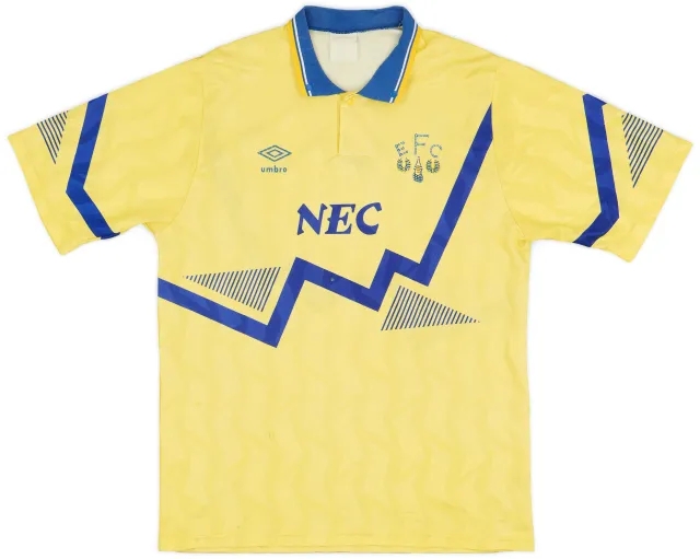 Umbro 1990-92 Everton Away Shirt - 6/10 - (M)