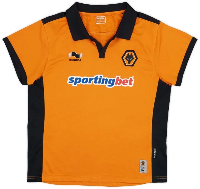 Burrda 2010-11 Wolves Home Shirt - 8/10 - (Women's XL)