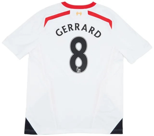 2013-14 Liverpool Away Shirt Gerrard #8 - 5/10 - (XL)