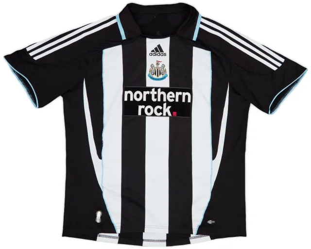 adidas 2007-09 Newcastle Home Shirt - 5/10 - (L)