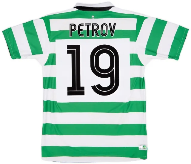 Umbro 2004-05 Celtic Home Shirt Petrov #19 - 7/10 - (M)