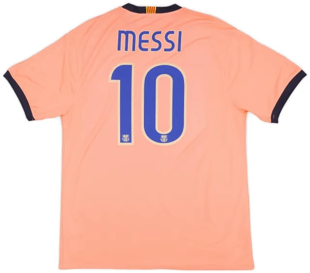 Nike 2009-10 Barcelona Away Shirt Messi #10 - 7/10 - (XL)