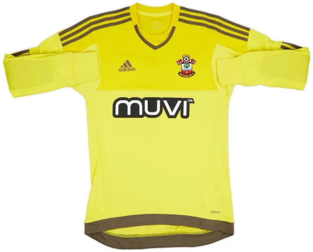 adidas 2015-16 Southampton Yellow GK Shirt - 9/10 - (S)