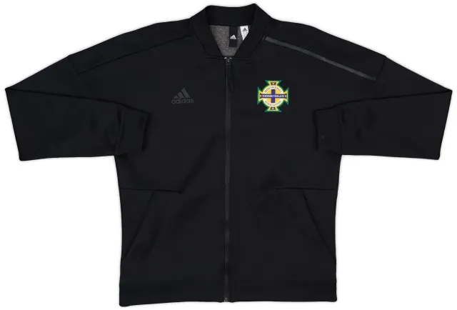 2017-18 Northern Ireland adidas Track Jacket - 8/10 - (M)