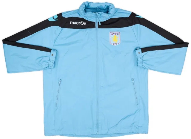 2012-13 Aston Villa Macron Hooded Rain Jacket - 6/10 - (XL)