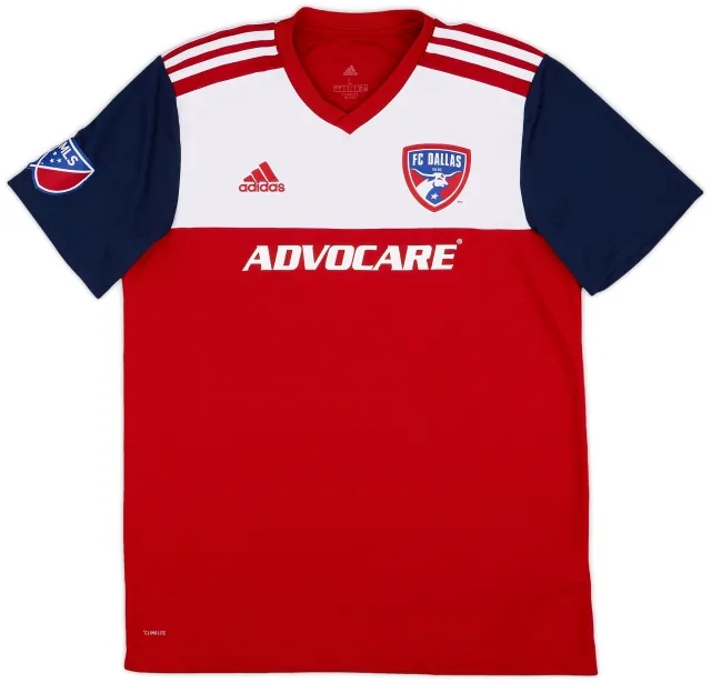 adidas 2019-20 FC Dallas Home Shirt - 8/10 - (L)