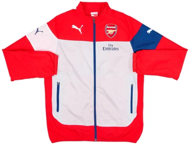 2014-15 Arsenal Puma Track Jacket - 6/10 - (L.Boys)