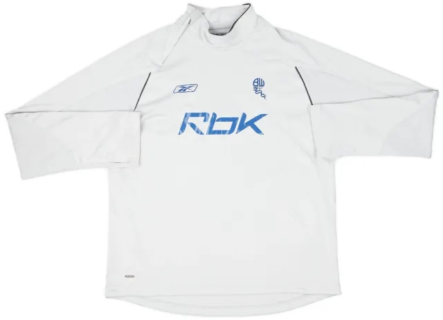 2007-08 Bolton Reebok 1/4 Zip Training Top - 7/10 - (L)