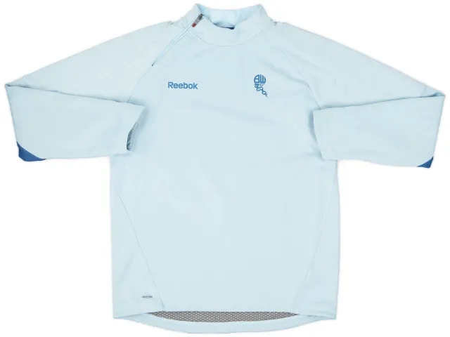 2007-08 Bolton Reebok 1/4 Zip Training Top - 7/10 - (L)