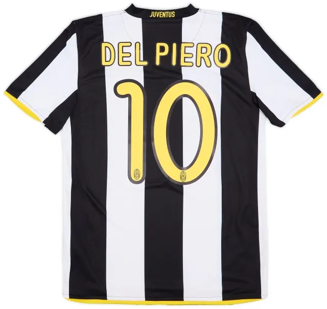 Nike 2008-09 Juventus Home Shirt Del Piero #10 - 9/10 - (S)