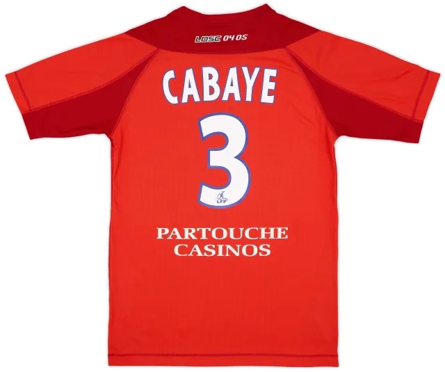 2004-05 Lille Home Shirt Cabaye #3 - 9/10 - (S)