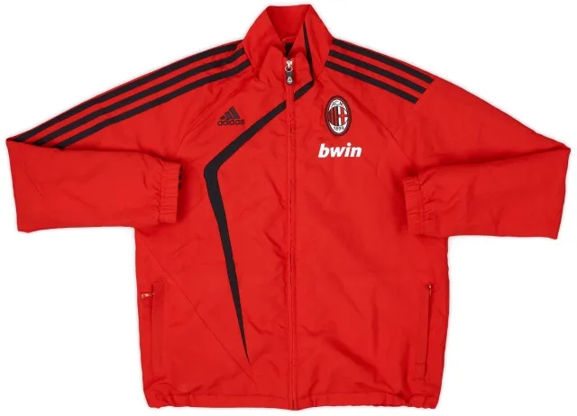 2009-10 AC Milan adidas Track Jacket - 8/10 - (M.Boys)