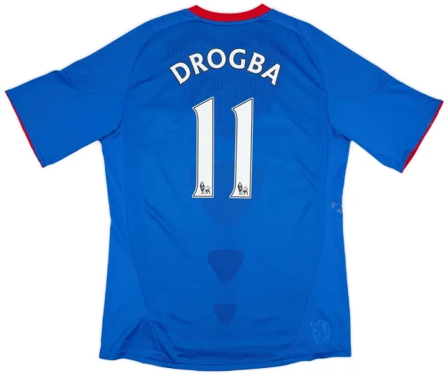 adidas 2010-11 Chelsea Home Shirt Drogba #11 - 5/10 - (L)
