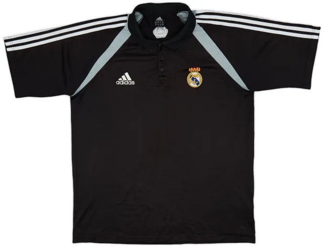 2004-05 Real Madrid adidas Polo Shirt - 8/10 - (L/XL)