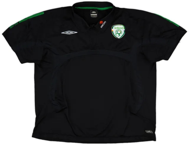 2004-06 Ireland Umbro 1/4 Zip Polo Shirt - 8/10 - (XL)