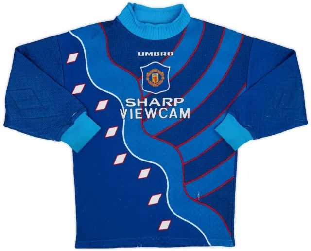 Umbro 1994-96 Manchester United GK Shirt - 7/10 - (L.Boys)