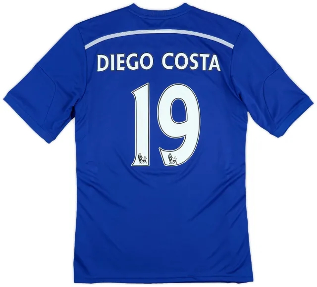 adidas 2014-15 Chelsea Home Shirt Diego Costa #19 (M)