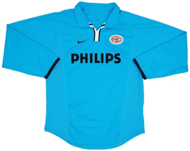Nike 2001-02 PSV Away L/S Shirt - 8/10 - (XL.Boys)