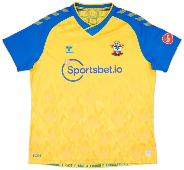 Hummel 2021-22 Southampton Away Shirt - 8/10 - (3XL)