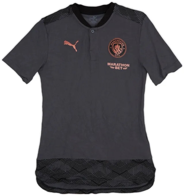 2020-21 Manchester City Puma Polo Shirt - 9/10 - (S)
