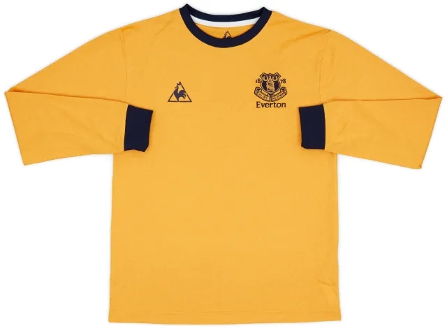 LeCoqSportif 2011-12 Everton Away L/S Shirt - 9/10 - (XL.Boys)