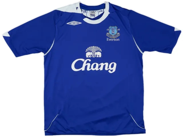 Umbro 2006-07 Everton Home Shirt - 5/10 - (M)